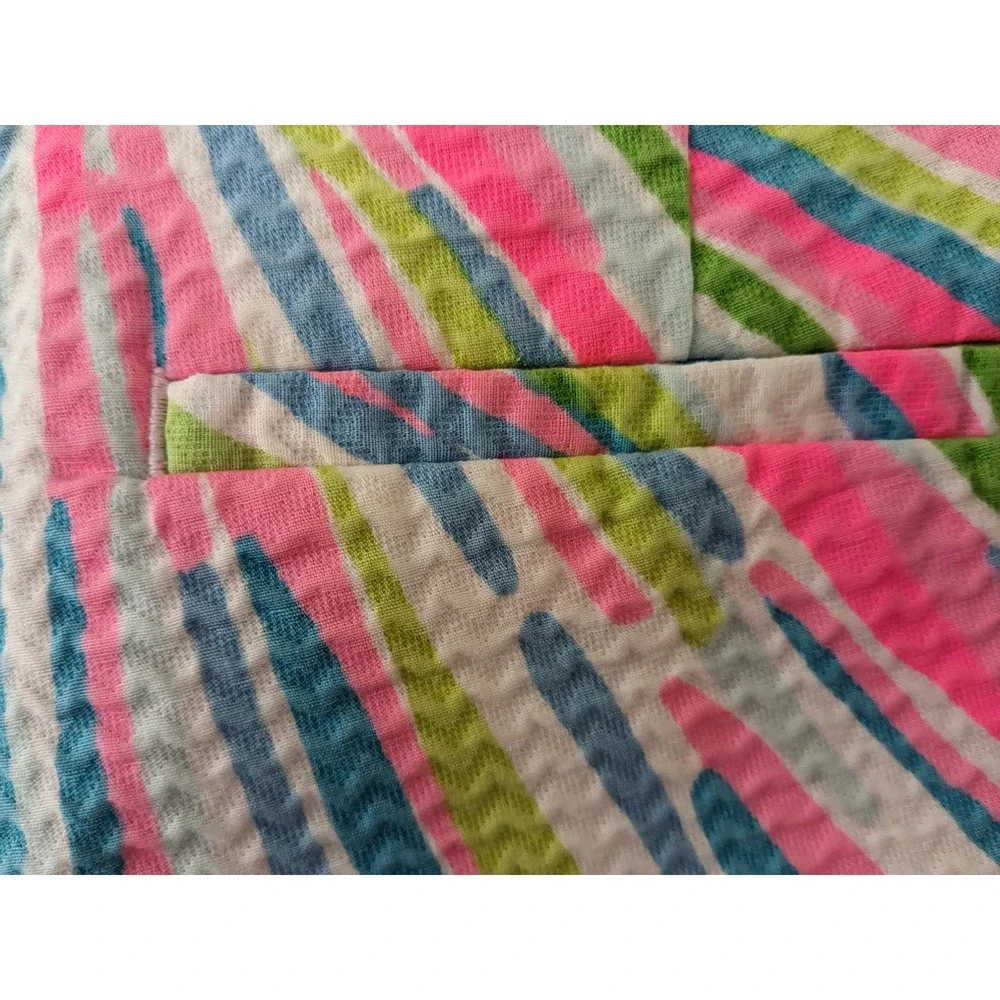 Lilly Pulitzer Sz 10 ADIE Bold Shellebrate Pink Print Shorts - Picture 5 of 8